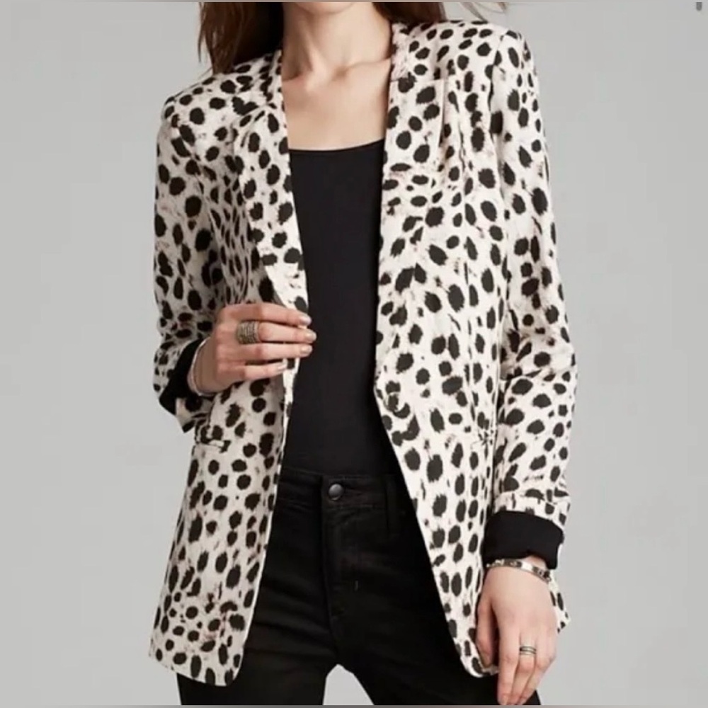 Joe’s Jeans Blazer in Cheetah Print Size M